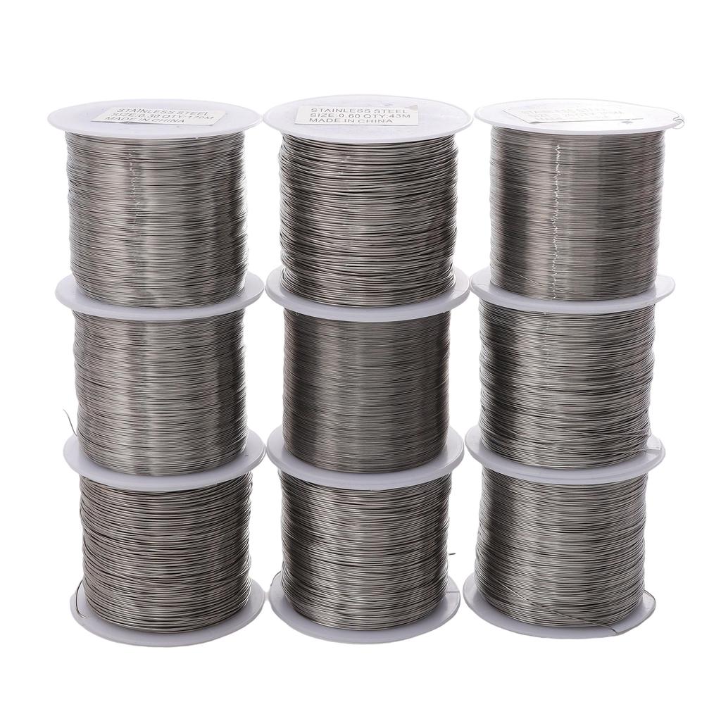 43-380Meter Stainless Steel Cord Beading Wire DIY Craft Making Jewelry Cord String Accessories