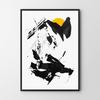 Poster Black Abstraction