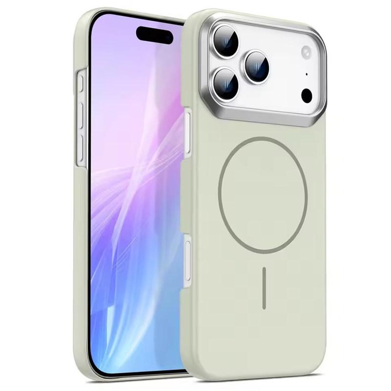 Luxury Razor Lens Matte Magnetic Case For iPhone 17 Air 16 15 14 Plus 13 12 11 Pro Max 16e Shockproof Armor Phone Cover