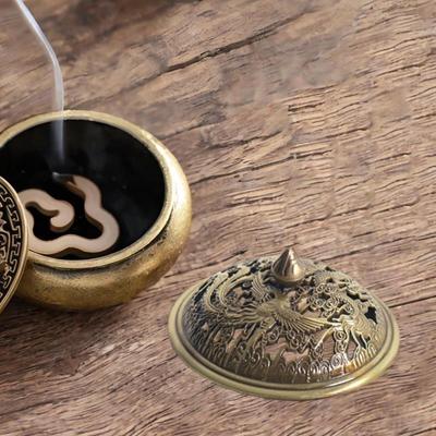 Burner Cover Censer Lid Disc Desk Ornaments for Outdoor Bedroom Study