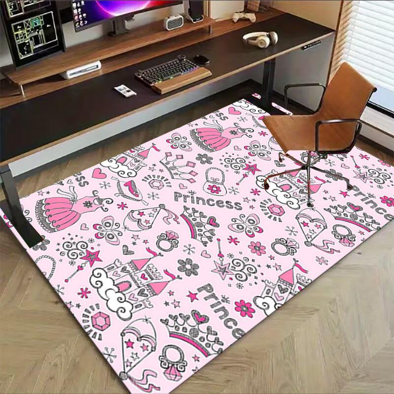 1PC Princess Prince Extra Large Non-Slip Floor Carpet, Office, Family, Bedroom, Studio - Large Area RugJ0351