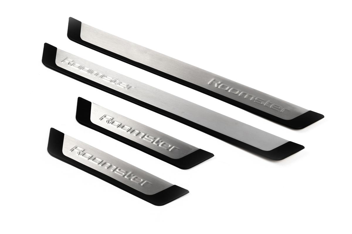 

Door sills OmsaLine (4 pcs, stainless steel) for Skoda Roomster 2006-2015