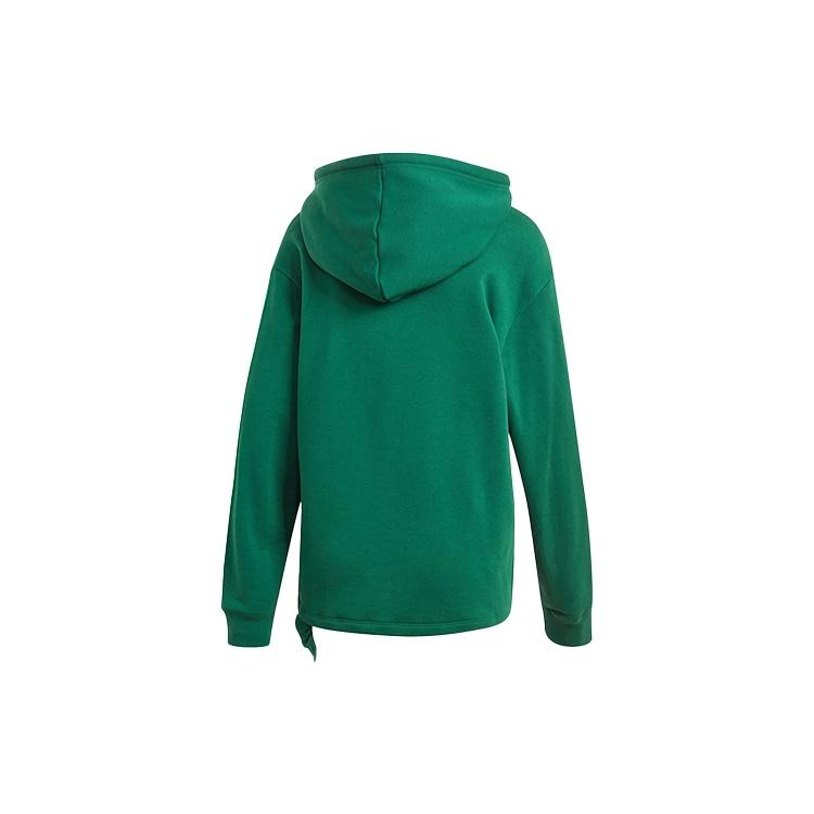 Adidas Originals Sweatshirts Women's Dark Green Hooded Moderate Regular FU3864