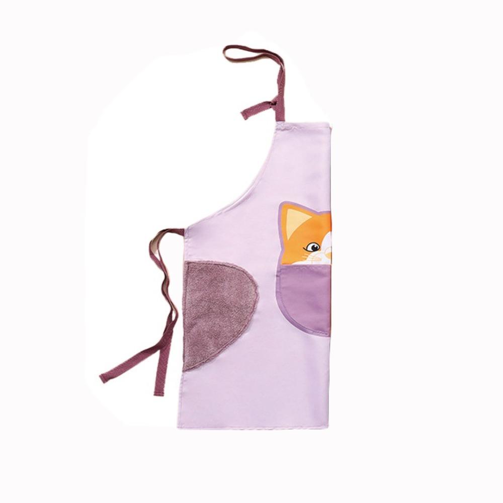 Oil-proof Kitchen Apron With Pockets Chef Work Uniform Cooking Accessories Cooking Apron  Kitchen