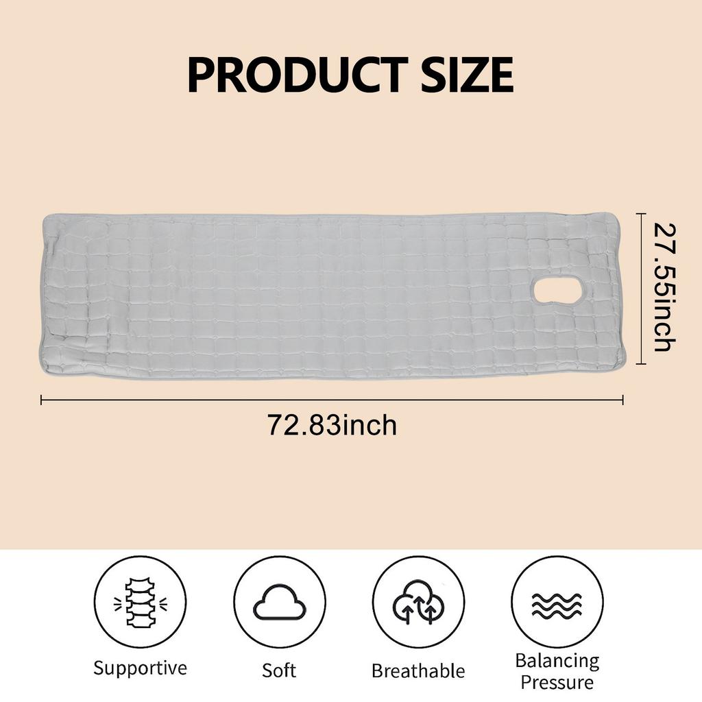 Good-Mattress Cover For Massage Table Bed With Hole, Beauty Salon Pad, Non-Slip Cushion 185X70cm Bed Pad Thickness 2Mm