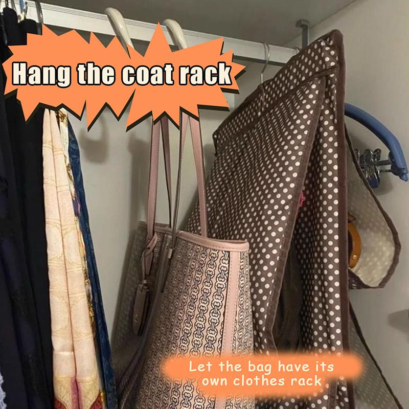 5Pcs Widen Plastics Hanger Connection Hook Stackable Space Saving Storage Multifunctional Bag And Hat Hanging Rack