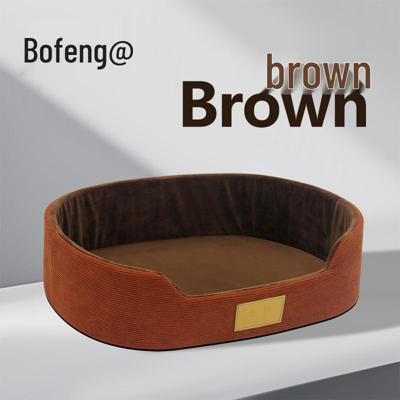 Breathable All-Season Pet Bed: Removable & Washable for Dogs & Cats