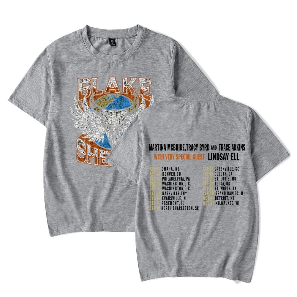 Blake Shelton Womens and Unisexs Retro Trendy Casual Short Sleeved Tshirt Top