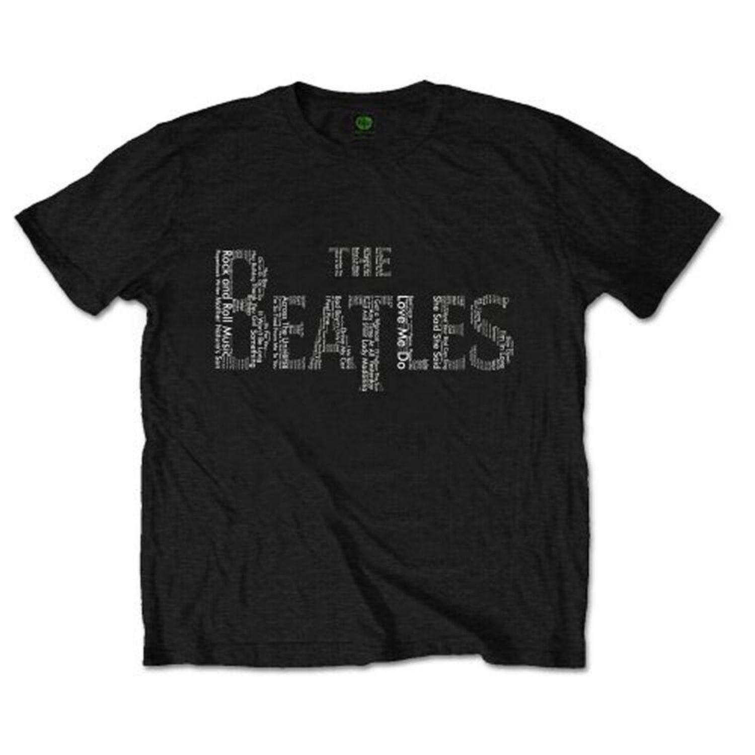 Футболка унисекс The Beatles Drop Songs S