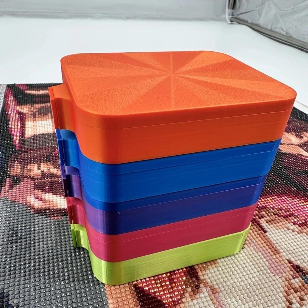 Large Capacity Diamond Painting Tray Storage Box DIY Craft Beading Plates for Nail Art