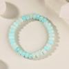 Festive Gifts Blue Kyanite Abacus Beaded Bracelet Calming Fashion Jewelry For Men And Women Daily Wear Simple Versatile Accessory