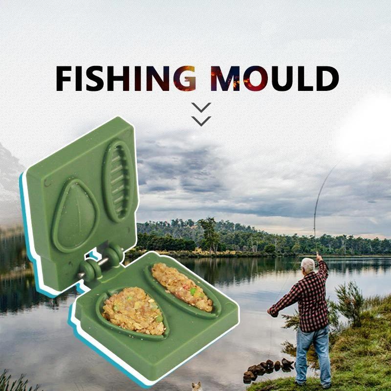 Stampo Pressa per Esca Pesca Esca Carpa Esca Amo Stampo Gadget Leggero Esterno Attrezzo da Pesca Stampo Sagomatore Esca Strumento di Sagomatura