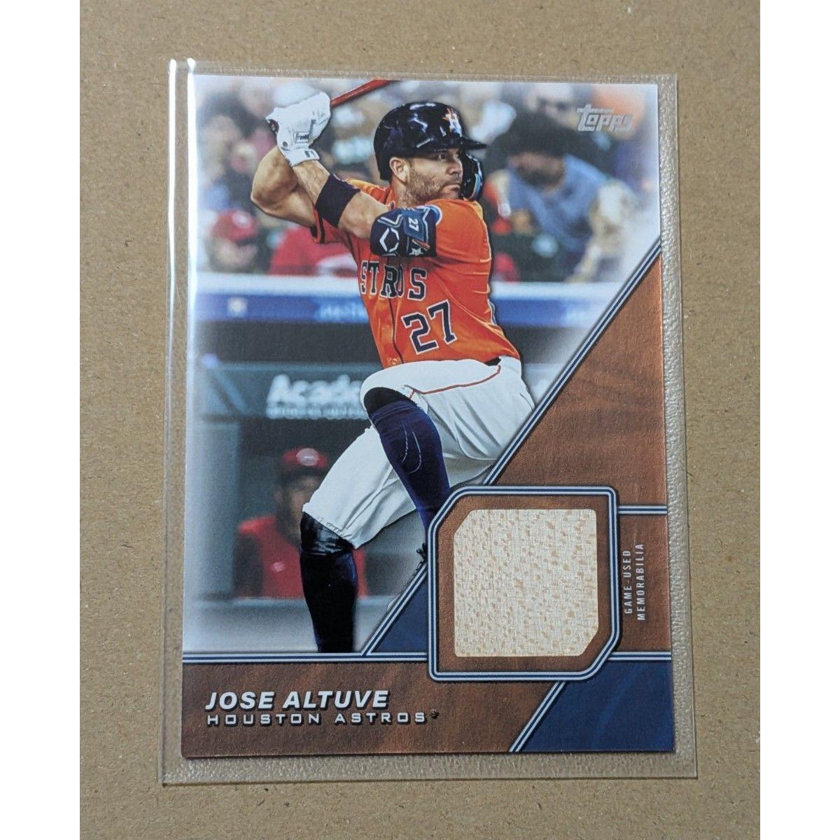 Used Topps MLB Jose Altuve Jose Altuve Relic