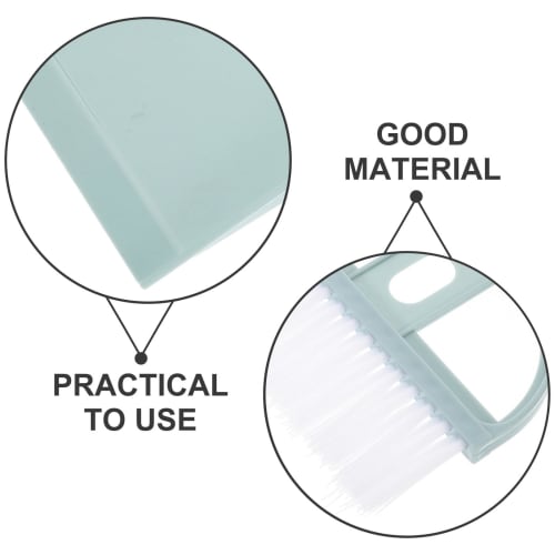 Cabilock 3-delt Mini Kost og Støvbrettsett med Børste for Bord, Kompakt Støvbrett og Børste for Rengjøring av Bord, Biler, Skrivebord, Tastaturer, Benkeplater, an