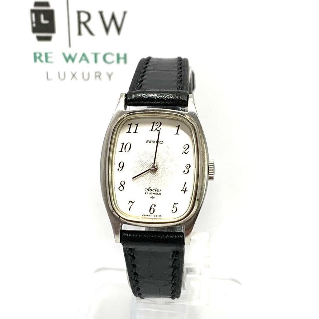 [USED] A5348 SEIKO 11-4599 Hand-wound Watch with Oval Case