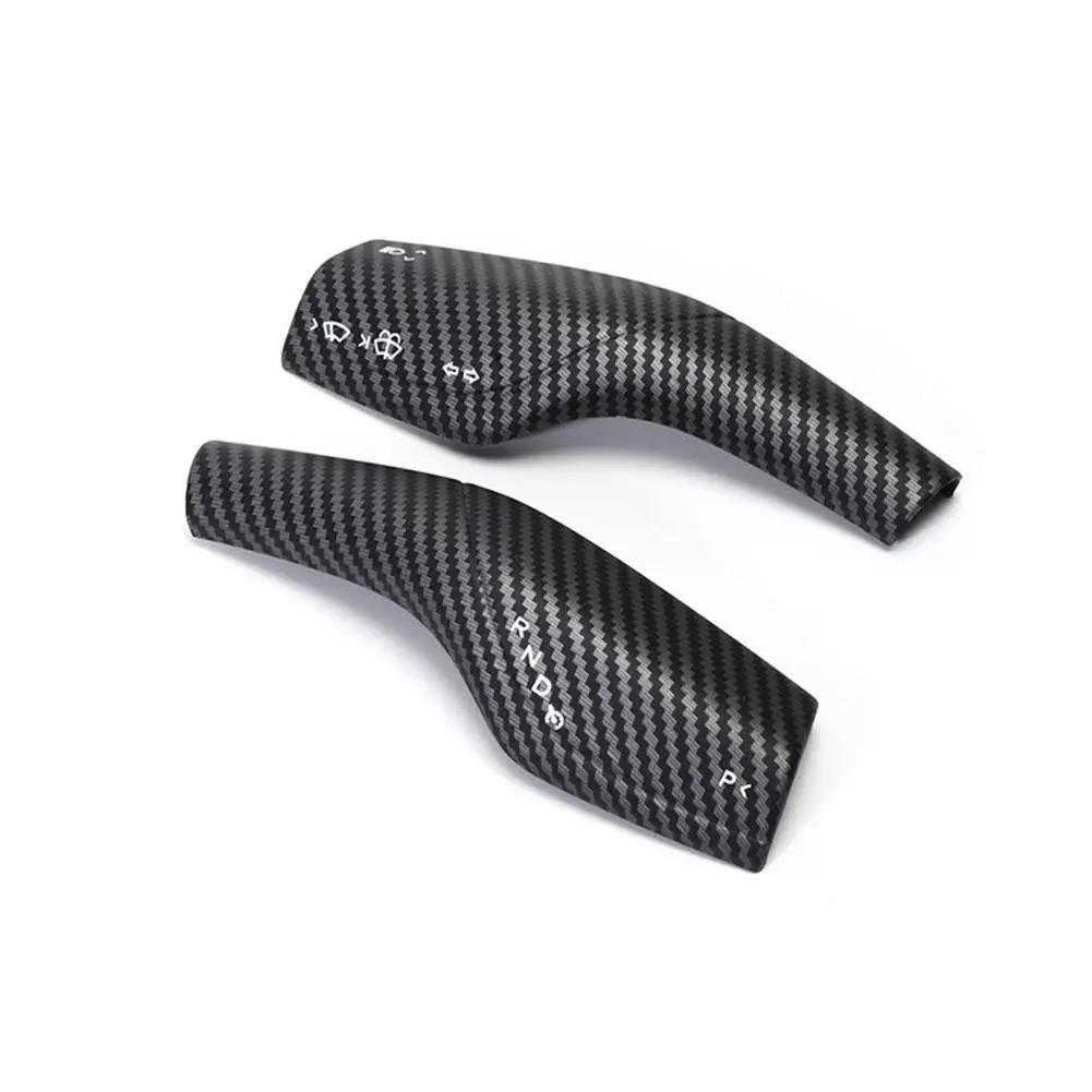 Steering Lever Cover for Tesla Gear Lever Decoration Accessories Full Protection Gear Shift Cover Accessories E7I8