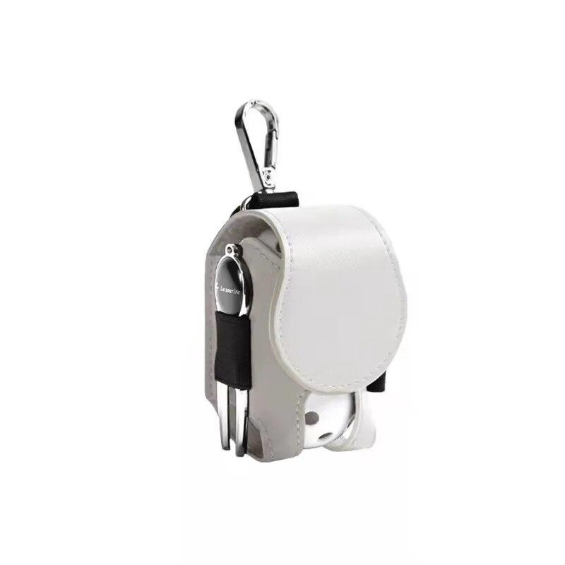 Golf Bag Mini Storage Bag PU Leather Hanging Waist Golf Bag Metal Buckle Golf Belt Bag