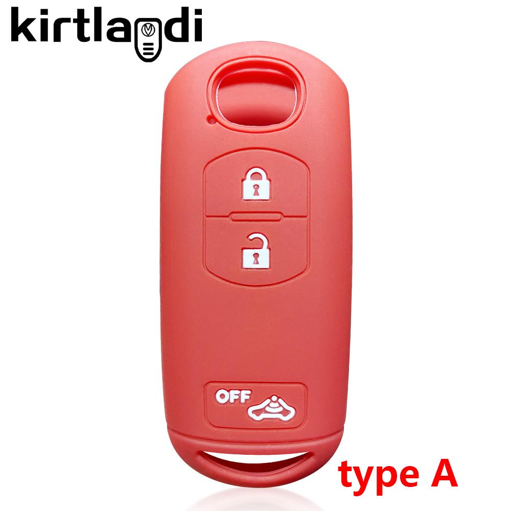 Silicone Car Cover Key Case Skin for Mazda 2 5 3 6 CX-3 CX-5 CX-7 CX-8 CX-9 Mazda3 Mazda6 Sch5 Demio X5 Holder 3 4 Button Remote