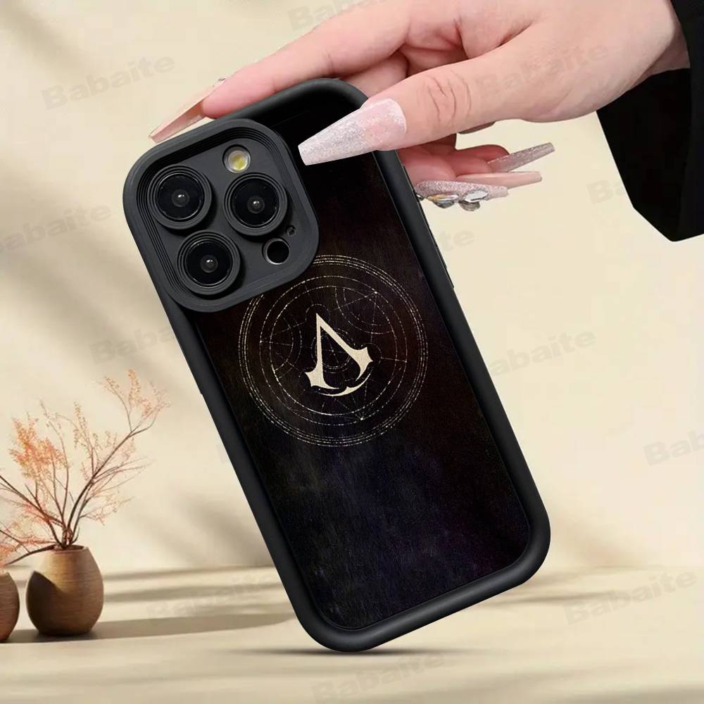 Custodia per Telefono da Gioco A-Assassin S -Creed Per IPhone 17 16 15 14 13 12 11 Pro Max Mini Plus Copertura Posteriore Morbida in TPU