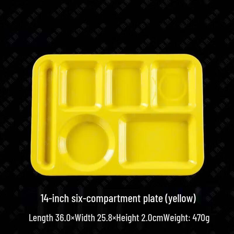 Многосекционные ужинные тарелки из меламина