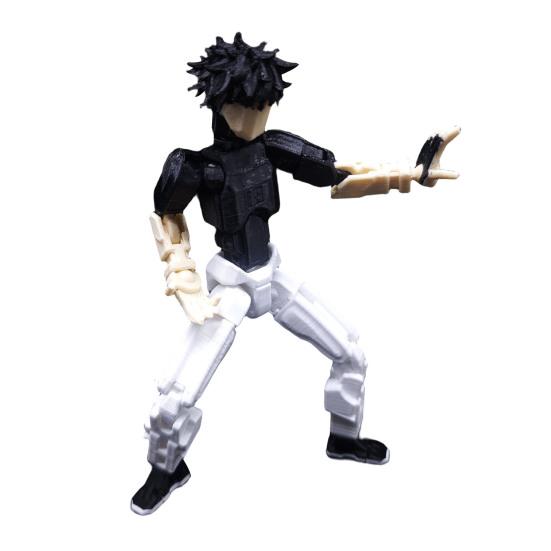 3D Printed Anime Action Figure, Movable Joints Cartoon Character Model, Posable Figure Collectible Toy Decoration Ornament, Gift for Anime Lovers