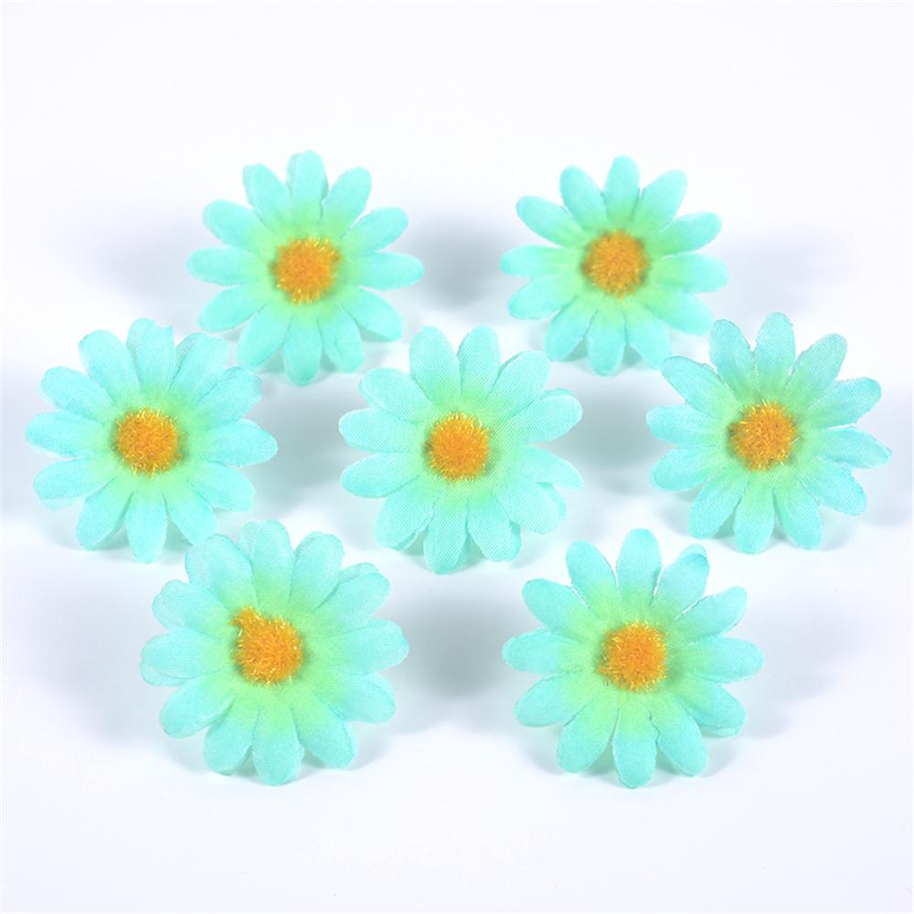 30 Stück Künstliche Sonnenblumen Faux Gänseblümchenblütenkopf Hochzeitsdekorationen DIY Blumendesign Bastelbedarf Heimpartydekor