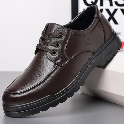Men Classic Leather Shoes Spring Autumn Comfortable Platform Casual Shoes British Business Brand Men Luxury Dress Shoes