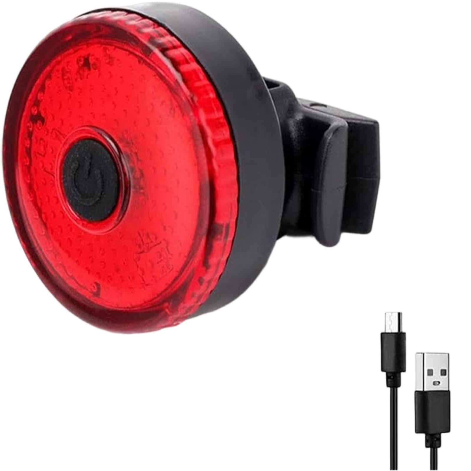 

Bike Lights, LED Bike Taillights USB Rechargeable, Super Bright Tail Light,3 Lighting Modes, Rear Lights One Size красный