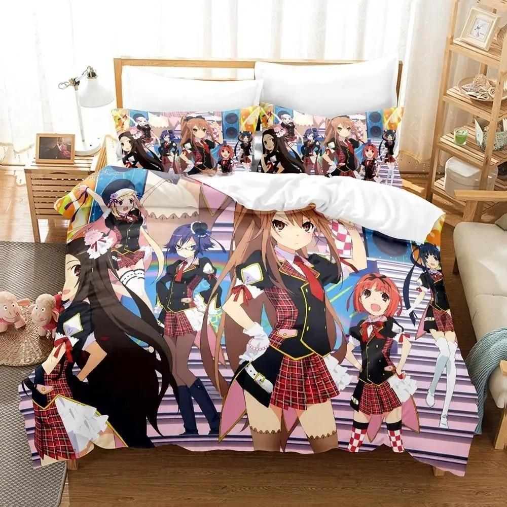 Okami-san And Her Seven Companions Bedding Set Boys Girls Twin Queen Size Duvet Cover Pillowcase Bed Kids Adult Home Textiles