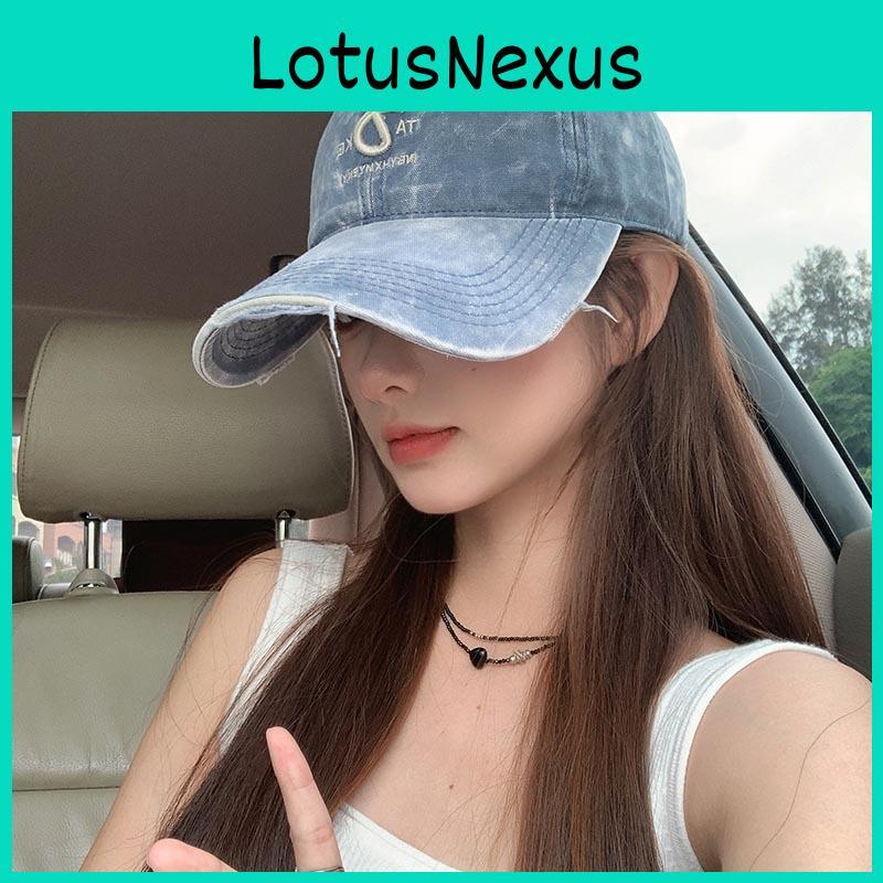 Spring Summer Embroidered Tiedye Baseball Cap With Adjustable Fit For Women And Men