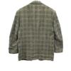 Durban Made In Japan Check Linen Wool Blend Tailored Jacket Gray Men's Used
