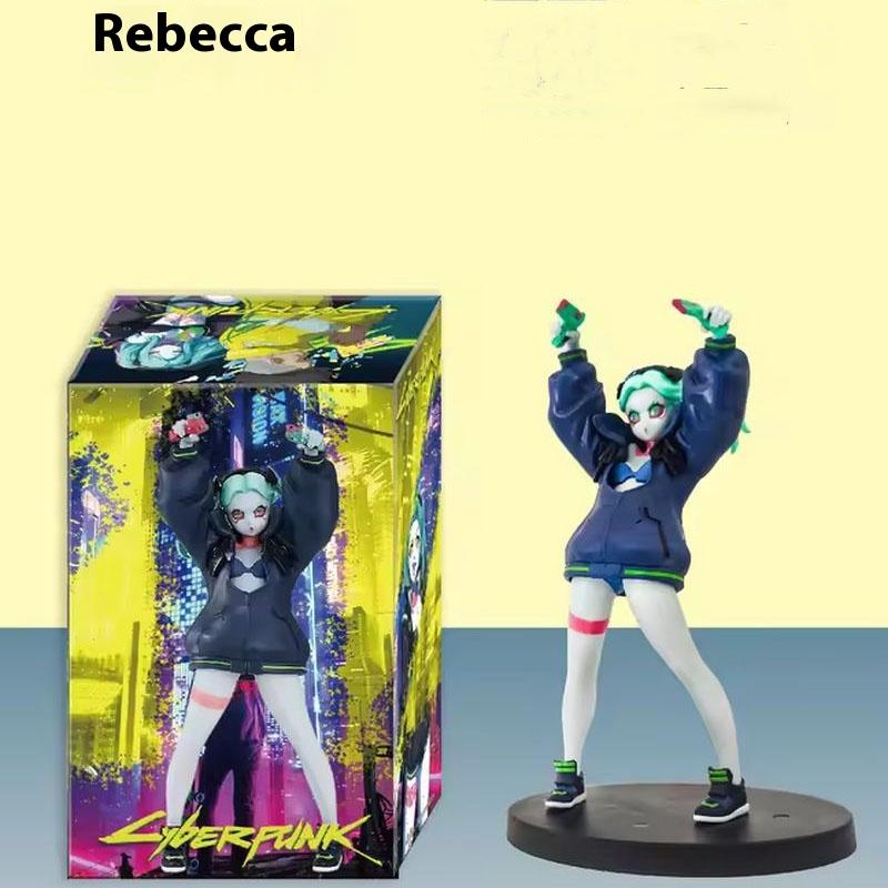Cyberpunk Edgerunners Rebecca Standing Model High Detail Clear Toy Gift Cool Action Figure Collectible Toys & Hobbies