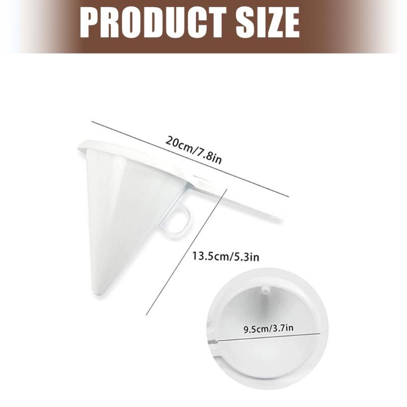 Portable Cake Dispensing Funnel Manual Batter Dispenser Safe PP Construction Accurate Pouring Baking Accessory