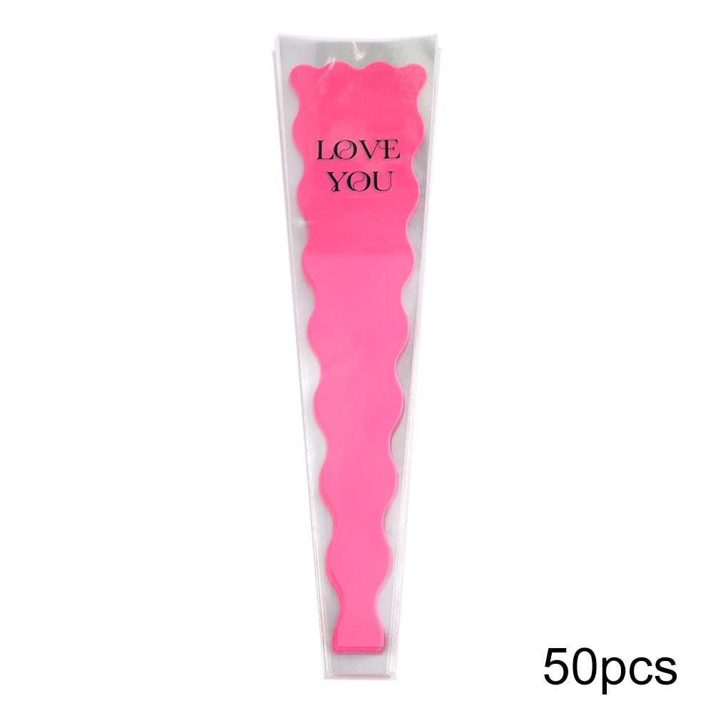 50pcs Transparent Flower Packaging Bag Package Supplies Plastic Bag Wrapping Paper Waterproof Bouquet Packing Material Wedding