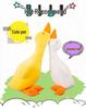 Adorable Derpy Duck Plush Pillow - Large Backrest Toy & Birthday Gift