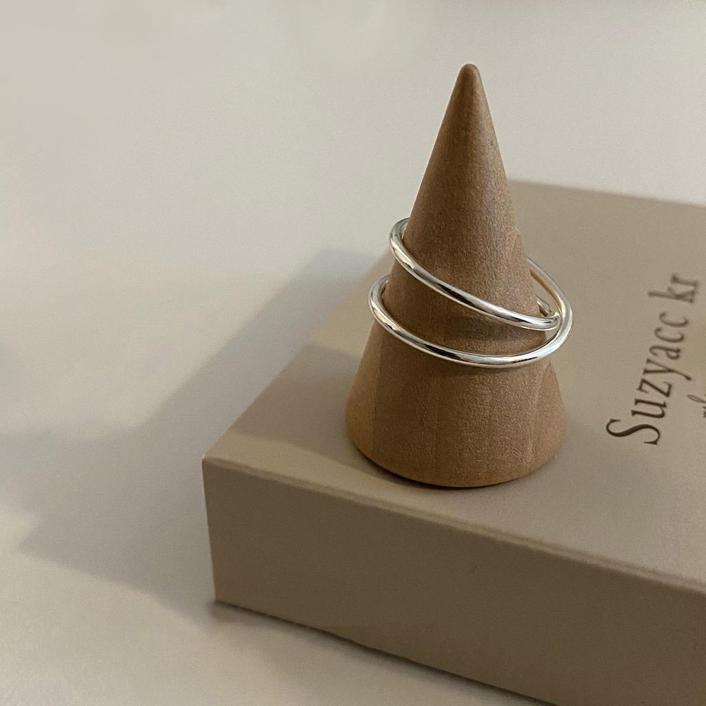 Finger Unique Copper Ring For Women In Trendy Ins Style With Adjustable Fit