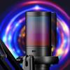 RGB USB Condenser Microphone ME6S: Live Streaming & Gaming Esports Mic