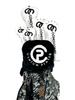 ComoCome Iron Cover - Clutch Player Model (Black) - Protects Your Golf Clubs with Fluffy Acrylic Boa.