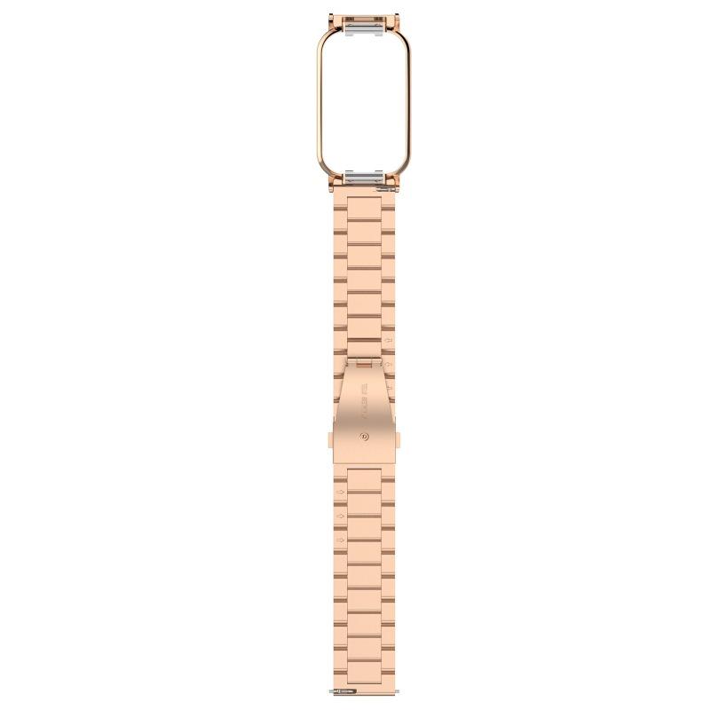 UIENIE 18MM Milanese Rem Til Xiaomi Redmi Band 2 Armbånd+Beskyttelsescover Stødfanger Smart Ur Håndledsrem Til Xiaomi smart Band 8 Active Rem