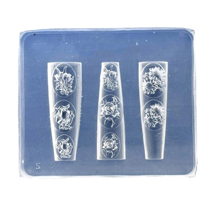 Artistics Embossed Silicone Mould For Nail Craft Projects Jewelry Making And Surfaces Embellishments