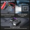 6000mAh 160PSI Air Compressor Tire Inflator Jump Starter Air Compressor 12V Car Jump Starter Engine Air Pump Inflatable Pump