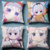 Stylish MMiss Kobayashis Dragon Maidiou Cushion Cover Soft Decorative Pillow Case Suitable for Bedroom Sofa Car Travel Use