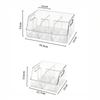 Disposable Cup Holder Stand Coffee Shop Milk Tea Paper Cup Organizer Desktop Storage Rack Vendor Stall Utensils Plastic Square