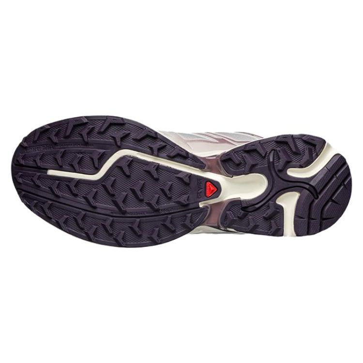 SALOMON XT-Pathway Non-Slip Durable Low-Top Outdoor Functional Shoes Unisex Shoes Gray Purple 471352