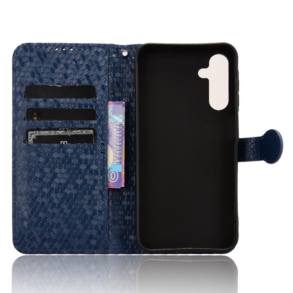 For Samsung Galaxy A15 4G/A15 5G Case Dot Imprinted Leather Shockproof Phone Stand Cover