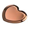 Heart Shaped Jewelry Plate Stainless Steel Tray Small Item Display Organizers