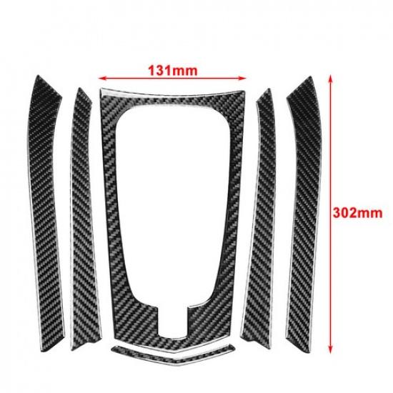 Carbon Fiber Gear Shift Frame Trim Strip Cover For Cadillac CTS 2008-2013