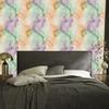 Ink Wallpaper Light Gray, Cream, and Green for Living Room and Bedroom 50x1000