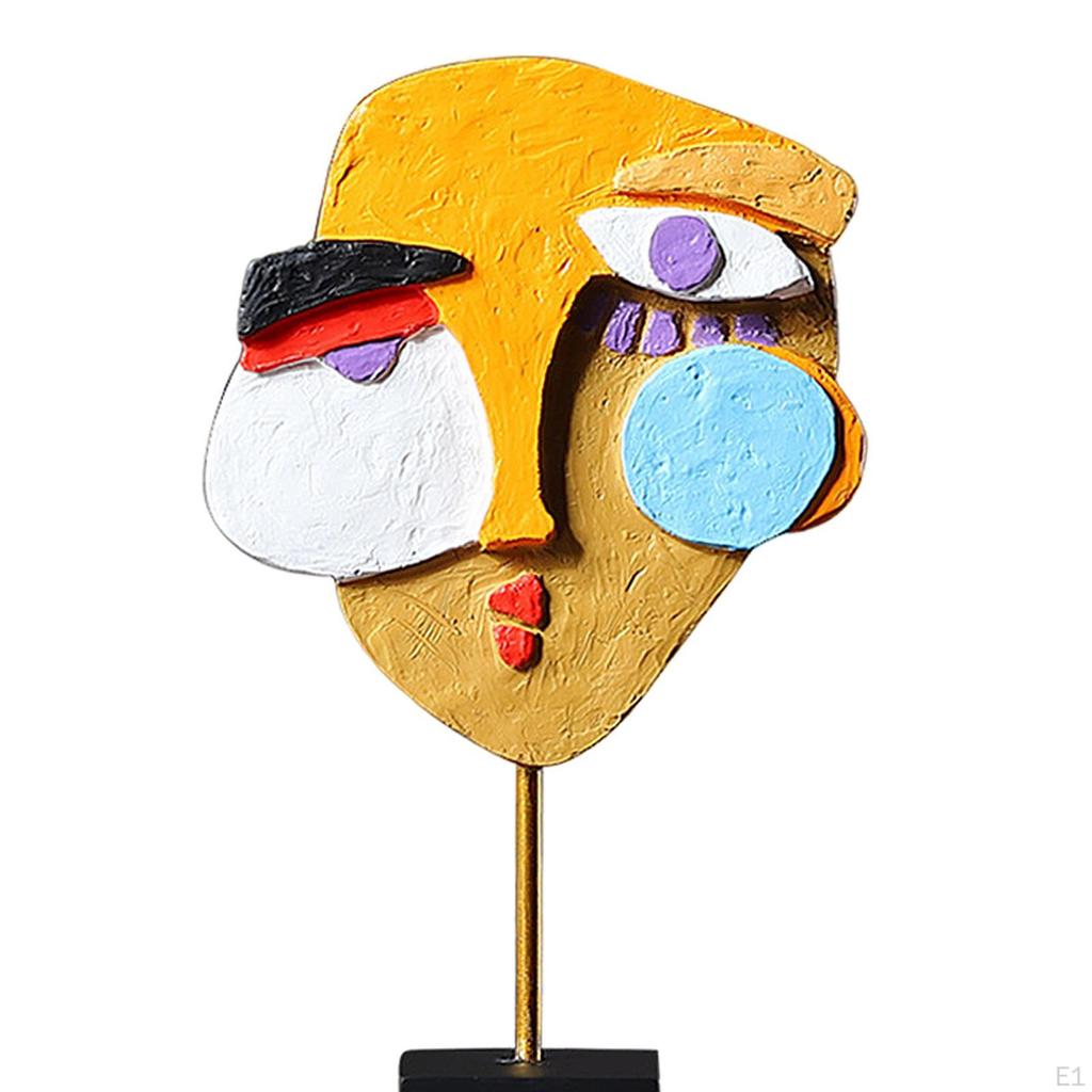 Abstrakt Resin Samlarobjekt Skulptur, Figur Statyett för Hem, Vardagsrum, Kontor, Skrivbord,