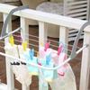 Space Saving Clothes Drying Rack Collapsible Balcony Drying Rack Foldable Clothes Hanger  Bathroom